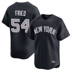 NY.Yankees #54 Max Fried Player Navy Limited Home Fdoa Stitched Jerseys