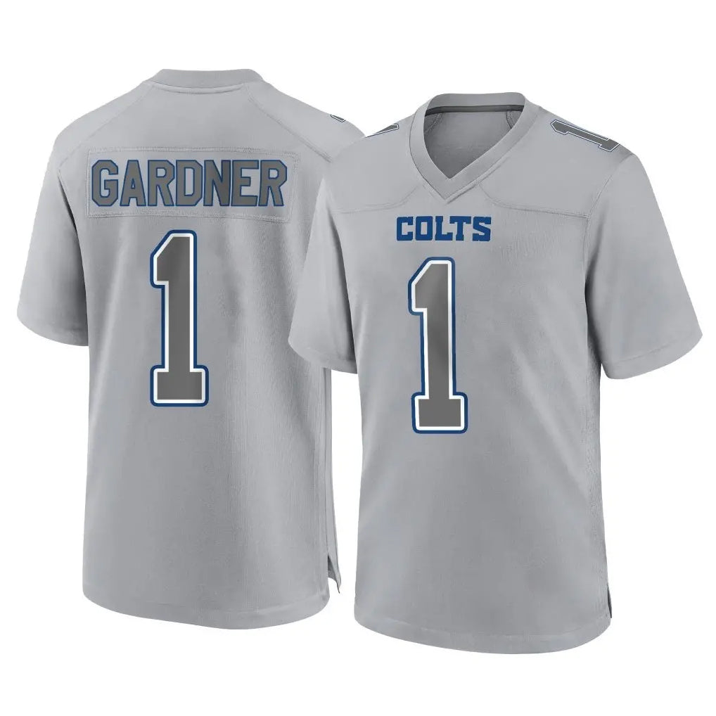 IN.Colts #1 Sauce Gardner Player Gray Atmosphere Fashion Home Game Gdoa Stitched Jerseys
