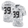 H.Texans #39 Henry To'oTo'o Player Arctic Camo Salute To Service Limited Game Gdoa Stitched Jerseys