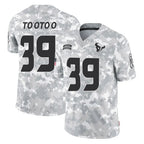 H.Texans #39 Henry To'oTo'o Player Arctic Camo Salute To Service Limited Game Gdoa Stitched Jerseys