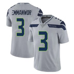 S.Seahawks #3 Nick Emmanwori Player Gray Limited Vapor Untouchable Home Game Gdoa Stitched Jerseys