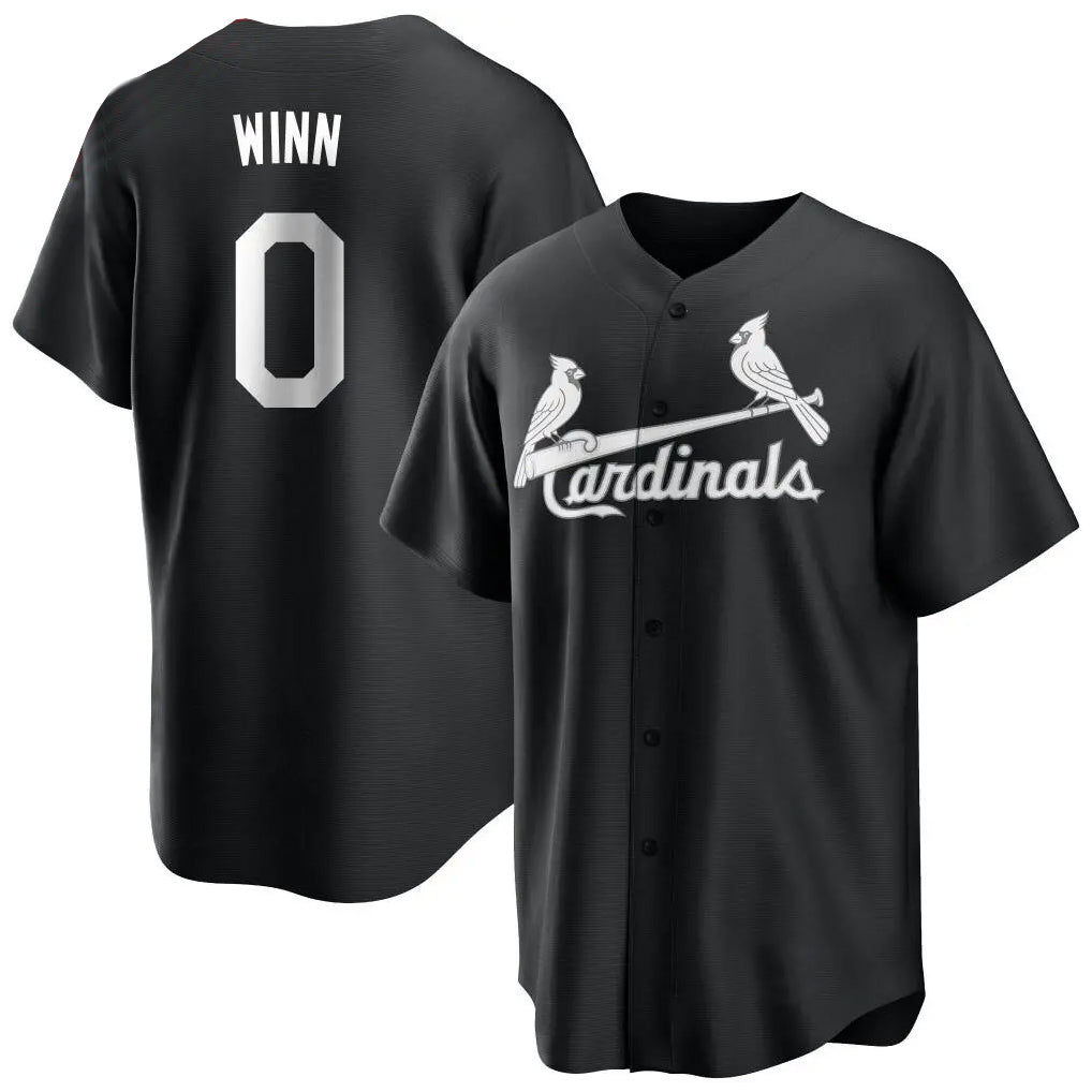 St. Louis Cardinals #0 Masyn Winn Player Black City Connect Home Limited Fdoa Stitched Jerseys