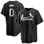 St. Louis Cardinals #0 Masyn Winn Player Black City Connect Home Limited Fdoa Stitched Jerseys