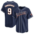 S.Diego Padres #9 Jake Cronenworth Player Navy Cooperstown Collection Limited Home Fdoa Stitched Jerseys