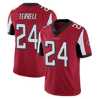 A.Falcons #24 A.J. Terrell Jr. Player Red Color Vapor Untouchable Limited Home Game Gdoa Stitched Jerseys