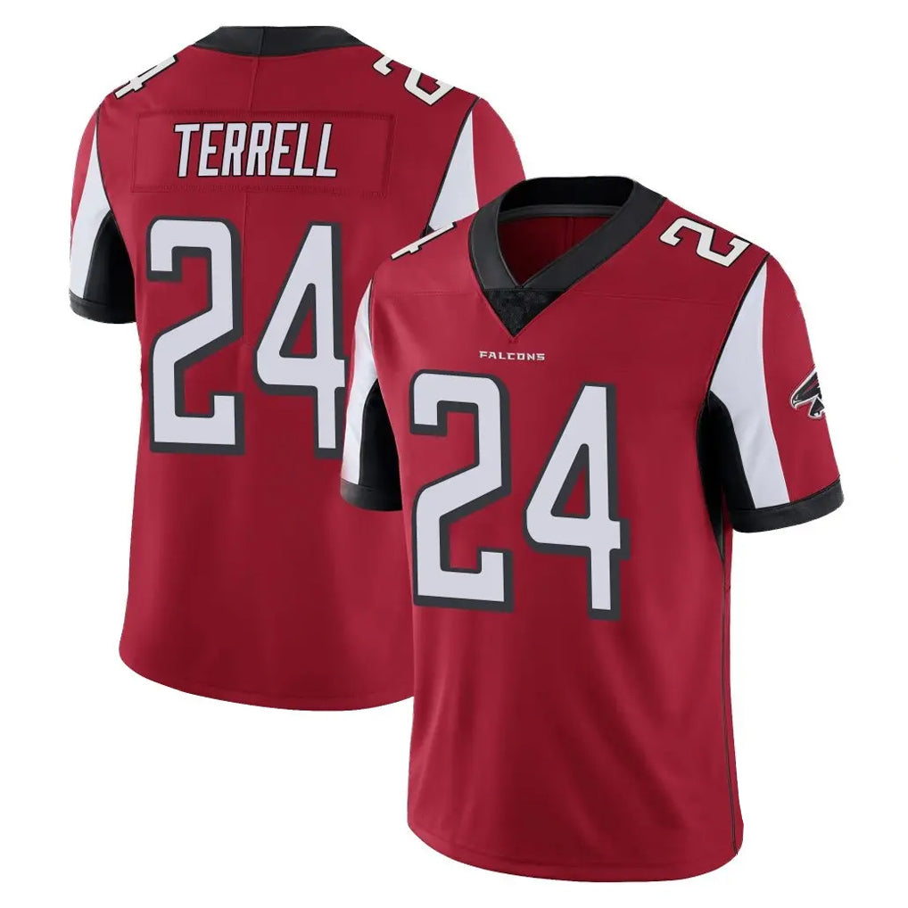 A.Falcons #24 A.J. Terrell Jr. Player Red Color Vapor Untouchable Limited Home Game Gdoa Stitched Jerseys