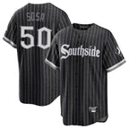 C.White Sox #50 Lenyn Sosa Player Black City Connect Home Game Gdoa Stitched Jerseys