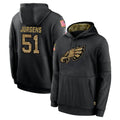P.Eagles #51 Cam Jurgens Player Black Salute to Service Hoodies Limited Game Gdoa Stitched Jerseys