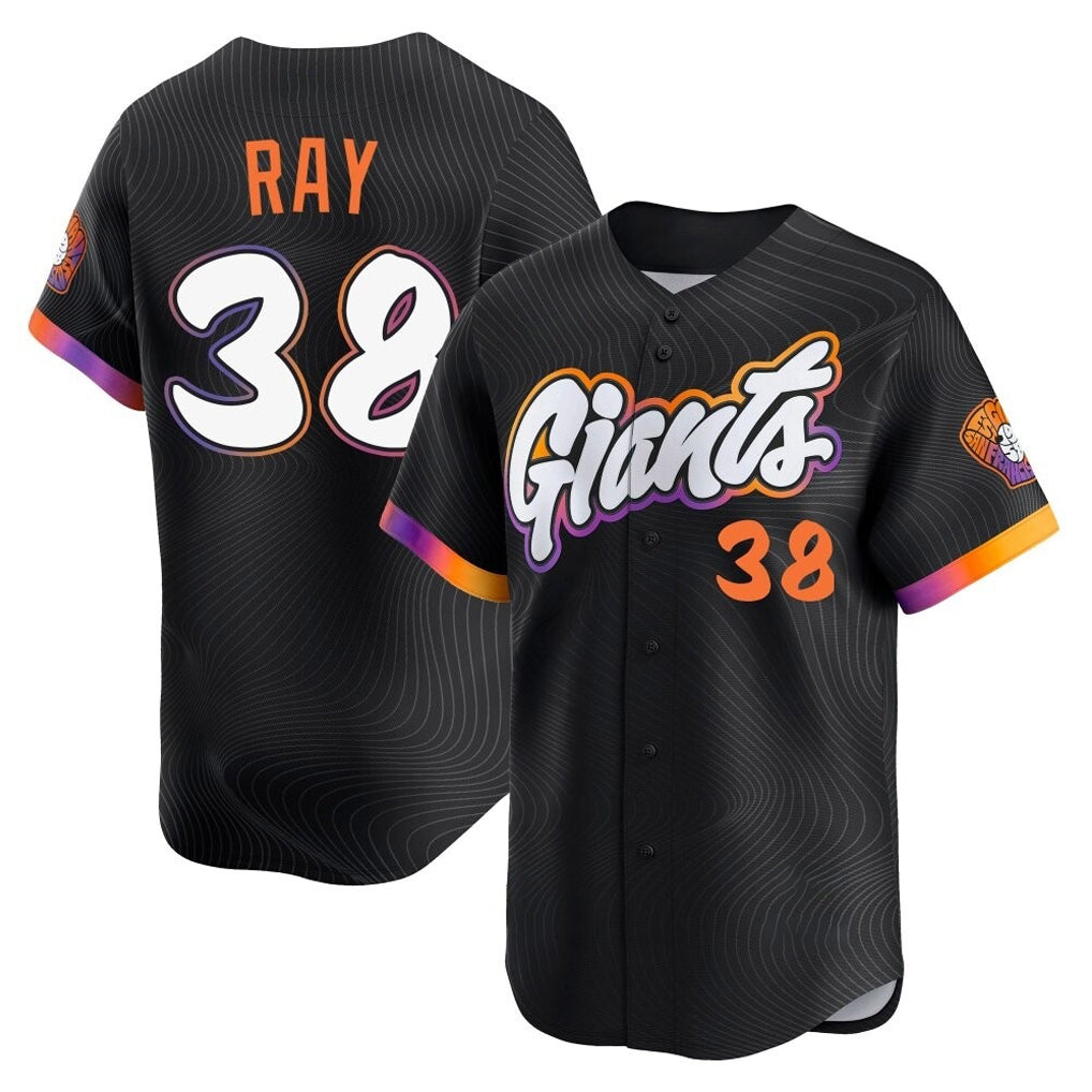 SF.Giants #38 Robbie Ray Player Black 2025 City Connect Home Limited Fdoa Stitched Jerseys