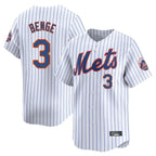NY.Mets #3 Carson Benge Player White Home Replica Fdoa Stitched Jerseys