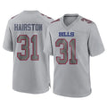 B.Bills #31 Maxwell Hairston Player Gray Fashion Home Game Gdoa Stitched Jerseys