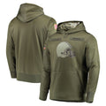 C.Browns ## Browns Blank Player Olive Salute to Service Pullover Hoodies Home Game Gdoa Stitched Jerseys
