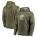 C.Browns ## Browns Blank Player Olive Salute to Service Pullover Hoodies Home Game Gdoa Stitched Jerseys