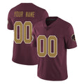 Custom W.Commanders Burgundy Alternate Vapor Untouchable Home Game Any Name & Numbers Gdoa Stitched Jerseys