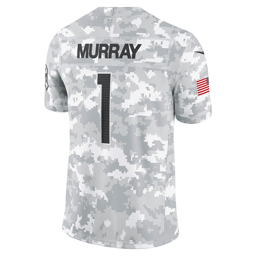 A.Cardinals #1 Kyler Murray Player Camo Salute to Service Limited Home Gdoa Stitched Jerseys