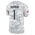 A.Cardinals #1 Kyler Murray Player Camo Salute to Service Limited Home Gdoa Stitched Jerseys