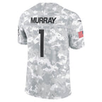 A.Cardinals #1 Kyler Murray Player Camo Salute to Service Limited Home Gdoa Stitched Jerseys