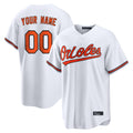 Custom B.Orioles White Home Game Any Name & Number Gdoa Stitched Jerseys