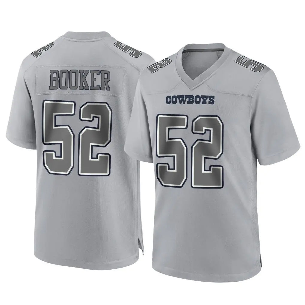 D.Cowboys #52 Tyler Booker Player Gray Atmosphere Fashion Home Game Gdoa Stitched Jerseys