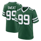 NY.Jets #99 T'Vondre Sweat Player Green Legacy Home Game Gdoa Stitched Jerseys