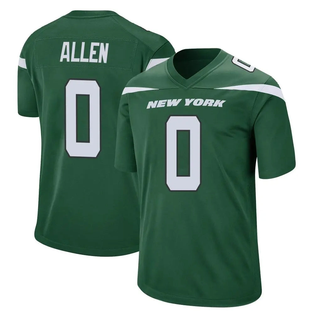 NY.Jets #0 Braelon Allen Player Green Home Game Gdoa Stitched Jerseys