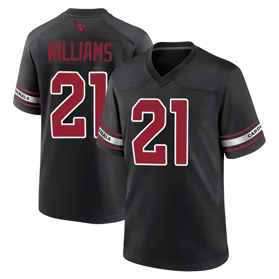 A.Cardinals #21 Garrett Williams Player Black Game Home Gdoa Stitched Jerseys
