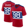 NY.Giants #98 DJ Reader Player Red Century Home Game Gdoa Stitched Jerseys