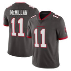 TB.Buccaneers #11 Jalen McMillan Player Pewter Limited Alternate Vapor Home Game Gdoa Stitched Jerseys