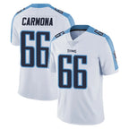 T.Titans #66 Fernando Carmona Jr. Player White Limited Vapor Untouchable Home Game Gdoa Stitched Jerseys