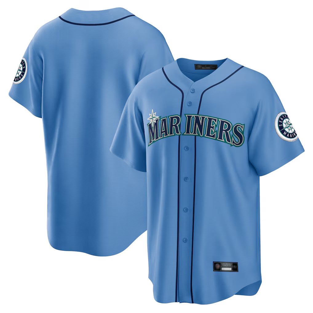 S.Mariners ## Mariners Blank Player Light Blue Home Limited Fdoa Stitched Jerseys