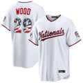 W.Nationals #29 James Wood Player White 2026 All-Star Edition Stars & Stripes Home Game Gdoa250Ys Stitched Jerseys