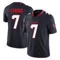 H.Texans #7 CJ Stroud Player Navy Limited Alternate Vapor F.U.S.E. Home Game Gdoa Stitched Jerseys