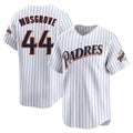 S.Diego Padres #44 Joe Musgrove Player White Cooperstown Collection Limited Home Fdoa Stitched Jerseys