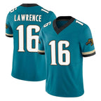 J.Jaguars #16 Trevor Lawrence Player Teal Prowler Throwback Vapor F.U.S.E. Limited Home Game Gdoa Stitched Jerseys