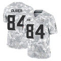 M.Vikings #84 Josh OliverPlayer Arctic Camo Salute To Service Limited Game Gdoa Stitched Jerseys