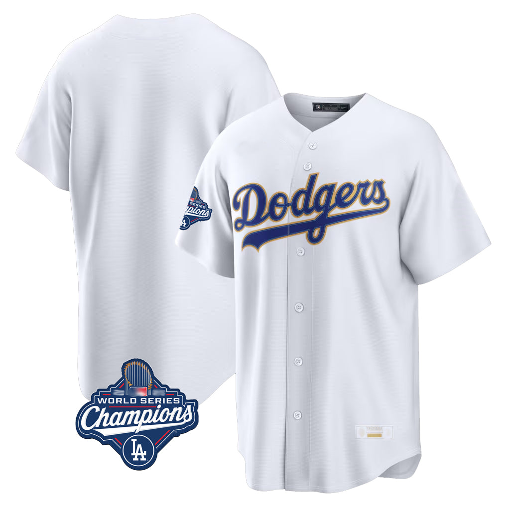 LA.Dodgers ## Dodgers Blank Player Gold White 2026 Collection Stadium Limited World Series Meet Fdoa Stitched Jerseys