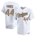 LA.Dodgers #44 Andy Pages Player Gold Collection Limited Home Fdoa Stitched Jerseys