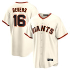 SF.Giants #16 Rafael Devers Player Cream Home Game Fdoa Stitched Jerseys