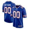 Custom B.Bills Royal Home Game Any Name & Numbers Gdoa Stitched Jerseys