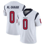 H.Texans #0 Azeez Al-Shaair Player White Limited Vapor Untouchable Home Game Gdoa Stitched Jerseys