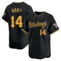 P.Pirates #14 Joey Bart Player Black Alt Home Limited Fdoa Stitched Jerseys