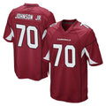 A.Cardinals #70 Paris Johnson Jr. Player Cardinal Home Game Gdoa Stitched Jerseys