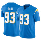LA.Chargers #93 Teair Tart Player Blue Limited Vapor F.U.S.E. Home Game Gdoa Stitched Jerseys