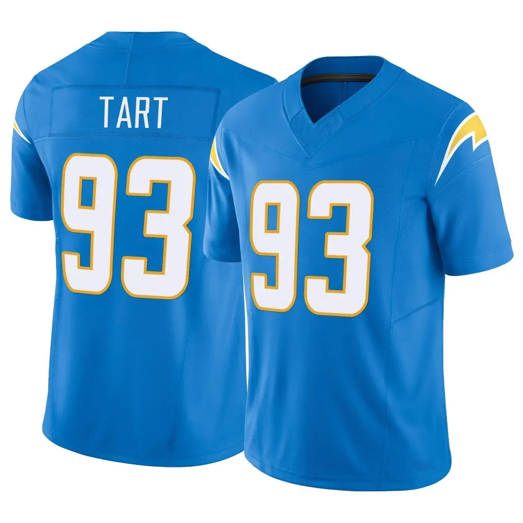 LA.Chargers #93 Teair Tart Player Blue Limited Vapor F.U.S.E. Home Game Gdoa Stitched Jerseys