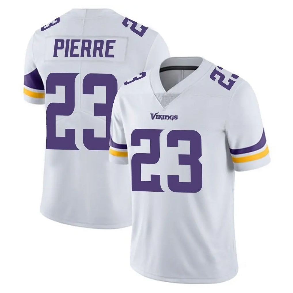 M.Vikings #23 James Pierre Player White Limited Vapor Untouchable Home Game Gdoa Stitched Jerseys
