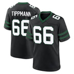 NY.Jets #66 Joe Tippmann Player Black Legacy Home Game Gdoa Stitched Jerseys