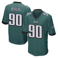 P.Eagles #90 Jordan Davis Player Team Color Green Home Game Gdoa Stitched Jerseys