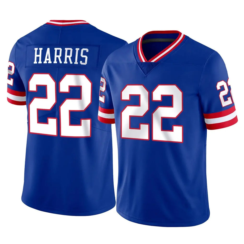 NY.Giants #22 Najee Harris Player Royal Classic Vapor Home Game Gdoa Stitched Jerseys