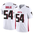 A.Falcons #54 Brandon Dorlus Player White Vapor F.U.S.E. Limited Gdoa Stitched Jerseys