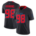 H.Texans #98 Sheldon Rankins Player Navy Limited 2nd Alternate Vapor F.U.S.E. Home Game Gdoa Stitched Jerseys